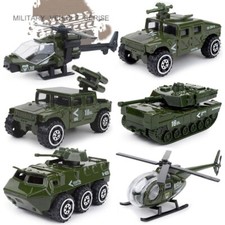 6PCS Military Vehicle Playset