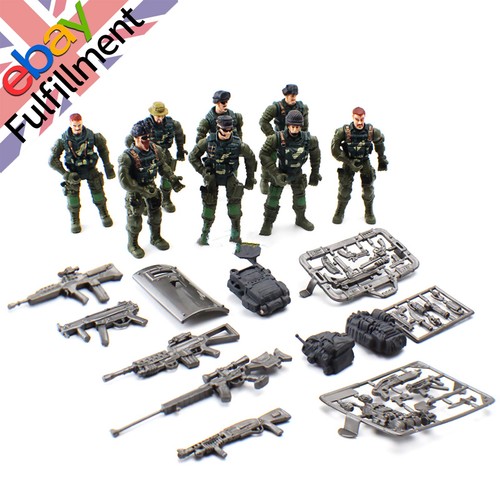 8pcs set swat military - 8pcs/set,