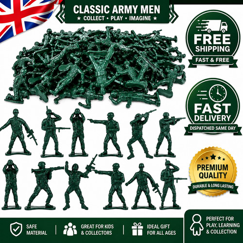 100x toy soldiers green - 100x,