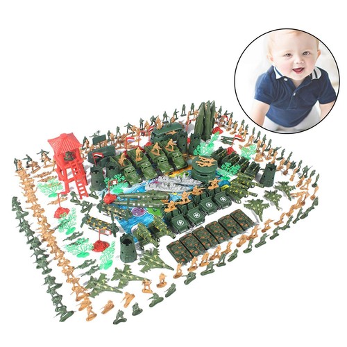 289 pieces plastic army men - 289,